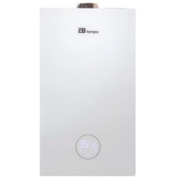 E8 Tempo GHD24W 24кВт Котел газовый двухконтурный (белое стекло) 
