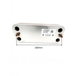 Теплообменник ГВС Baxi Eco Nova 16пл 160мм фирмы GIDEX(ИТАЛИЯ)