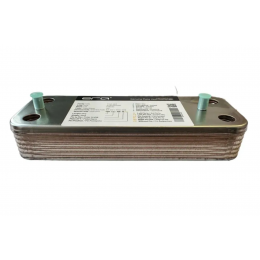 Теплообменник ГВС Baxi 12 пл 156мм  5686660/5686670 (Era 02312AX1)