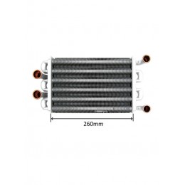 Теплообменник битермический для ARISTON Egis 65105094 (VALMEX)