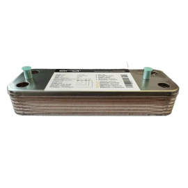 Теплообменник ГВС Baxi/Protherm 12 пл166мм 711613000/711612800 (Era 07312AX1)