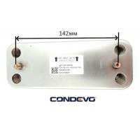 Теплообменник ГВС Ariston 12пл 142мм 